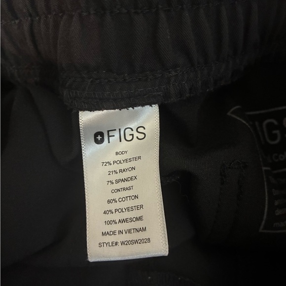 Figs Black Uman Jogger Scrub Pants Women’s Size XS - Picture 4 of 8